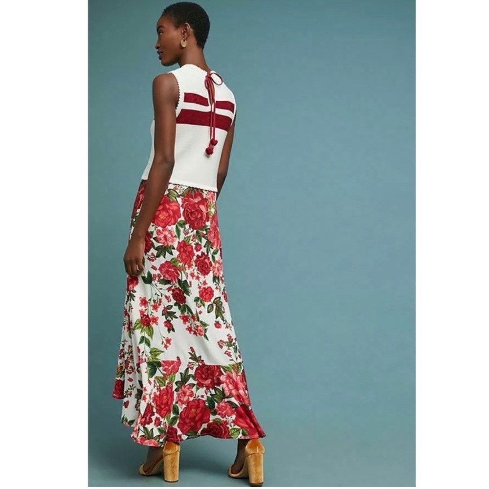 FARM RIO • Anthropologie endless summer dress • medium floral maxi - Picture 2 of 11